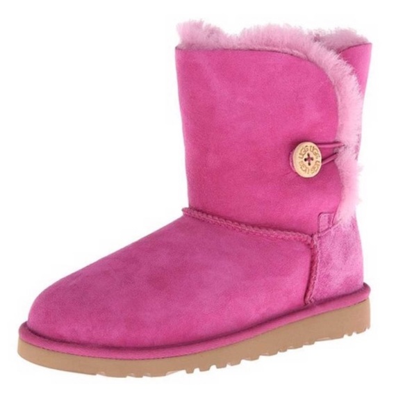 UGG Other - UGG Bailey Button Boot Pink Size 7